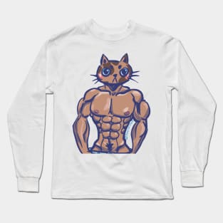 Buff Cat Long Sleeve T-Shirt